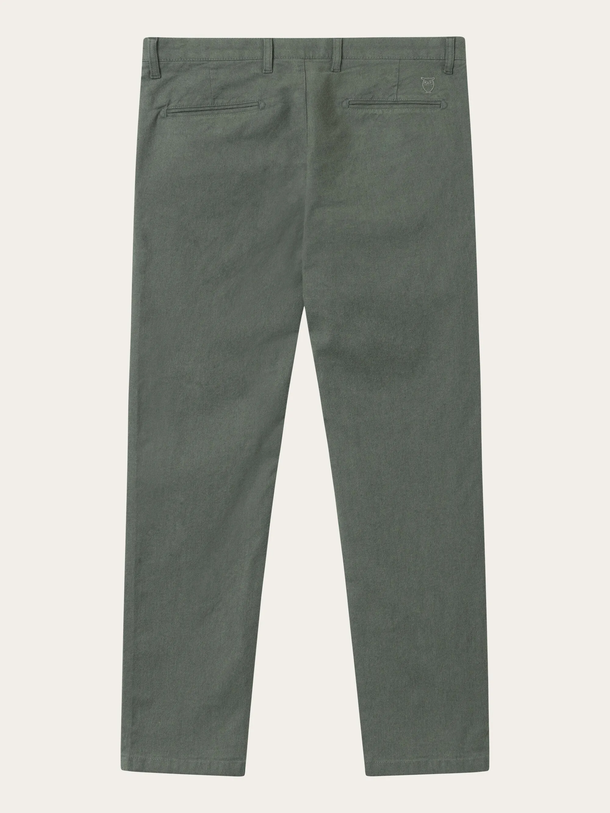 CHUCK regular flannel chino pants - Forrest Night