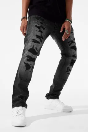 Collins - Elmhurst Denim (Black Shadow)