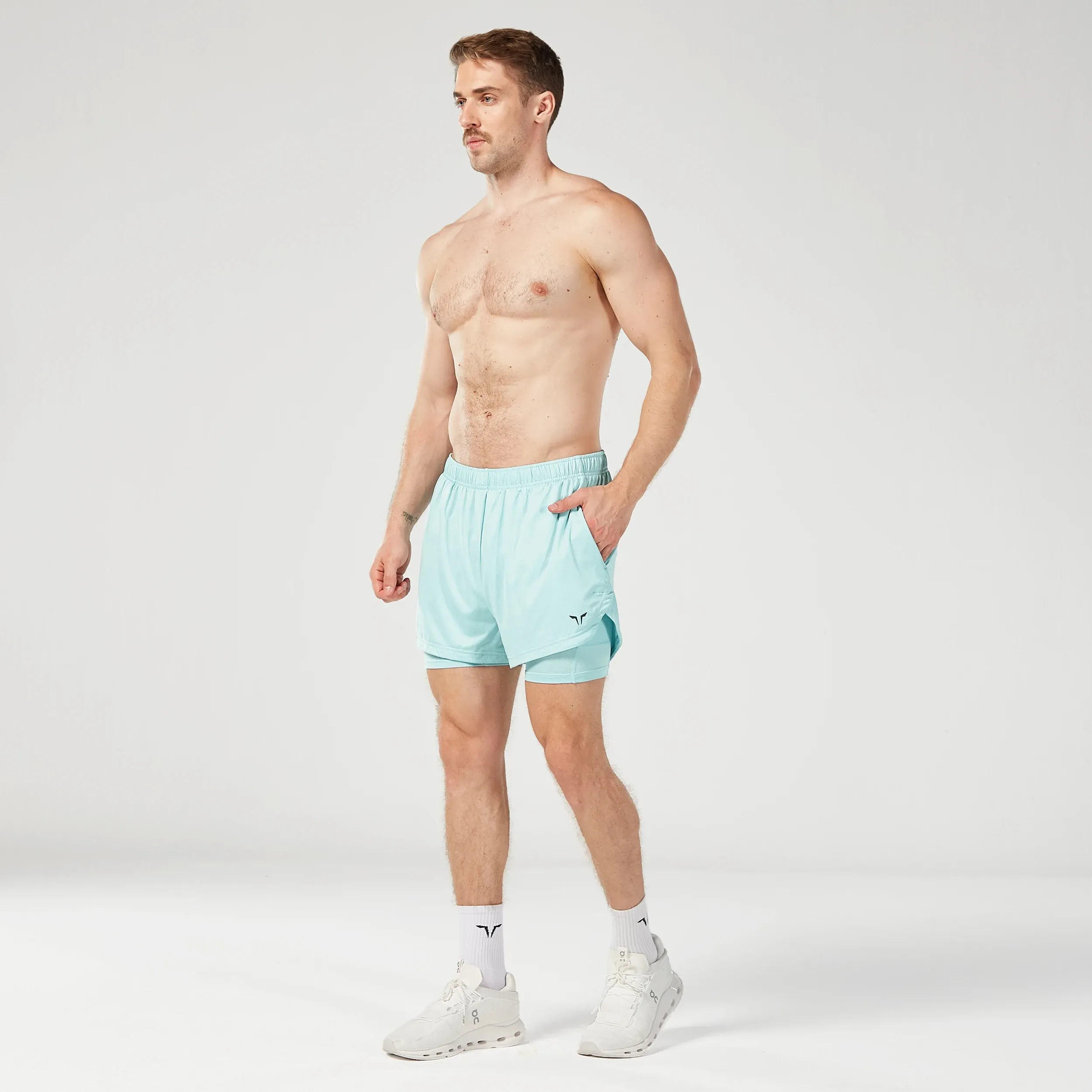 Core Mesh 2-in-1 5" Shorts 2.0 - Canal Blue