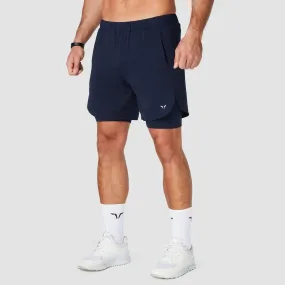 Core Mesh 2-in-1 Shorts - Navy