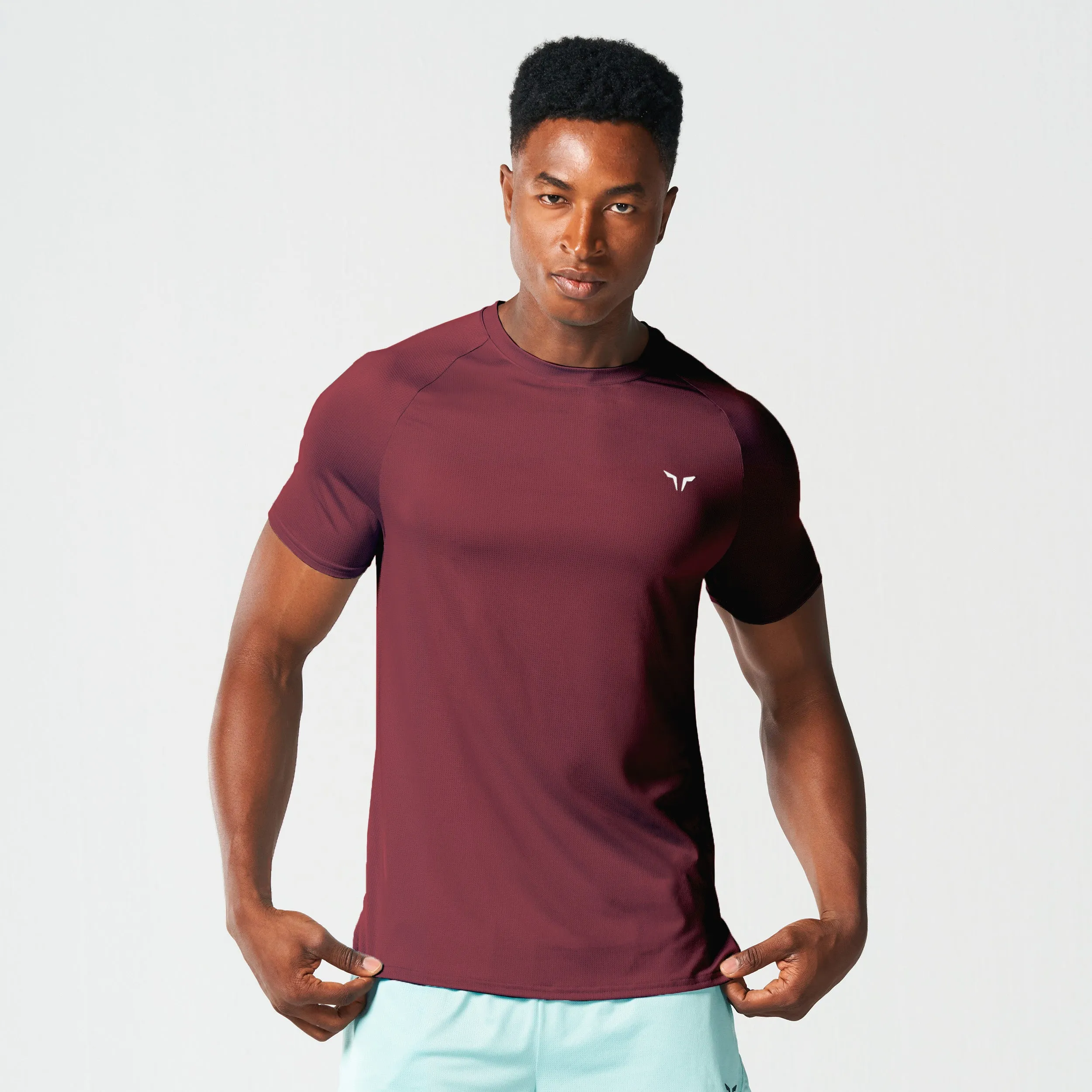 Core Mesh Tee 2.0 - Burgundy