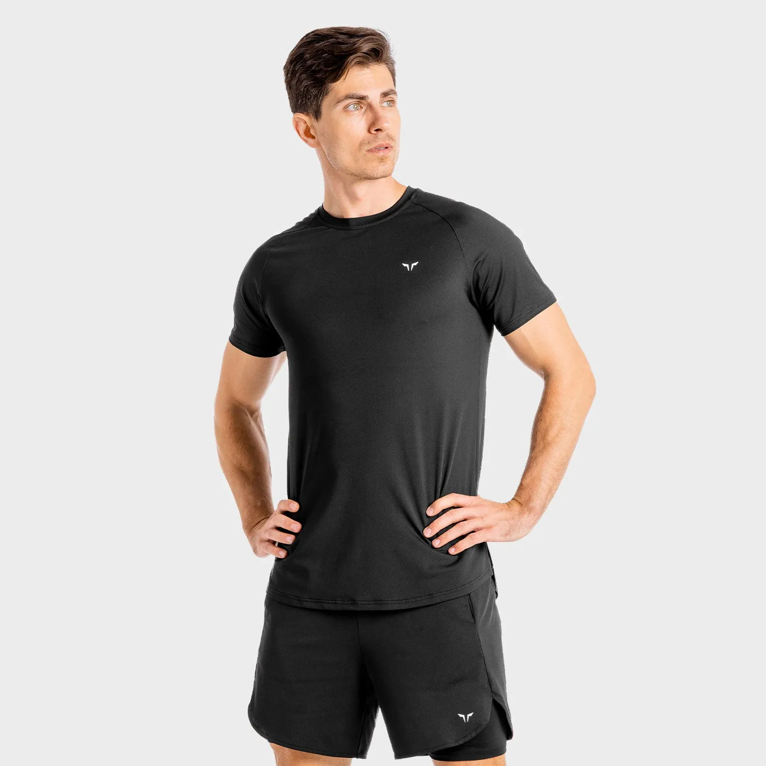 Core Mesh Tee - Onyx