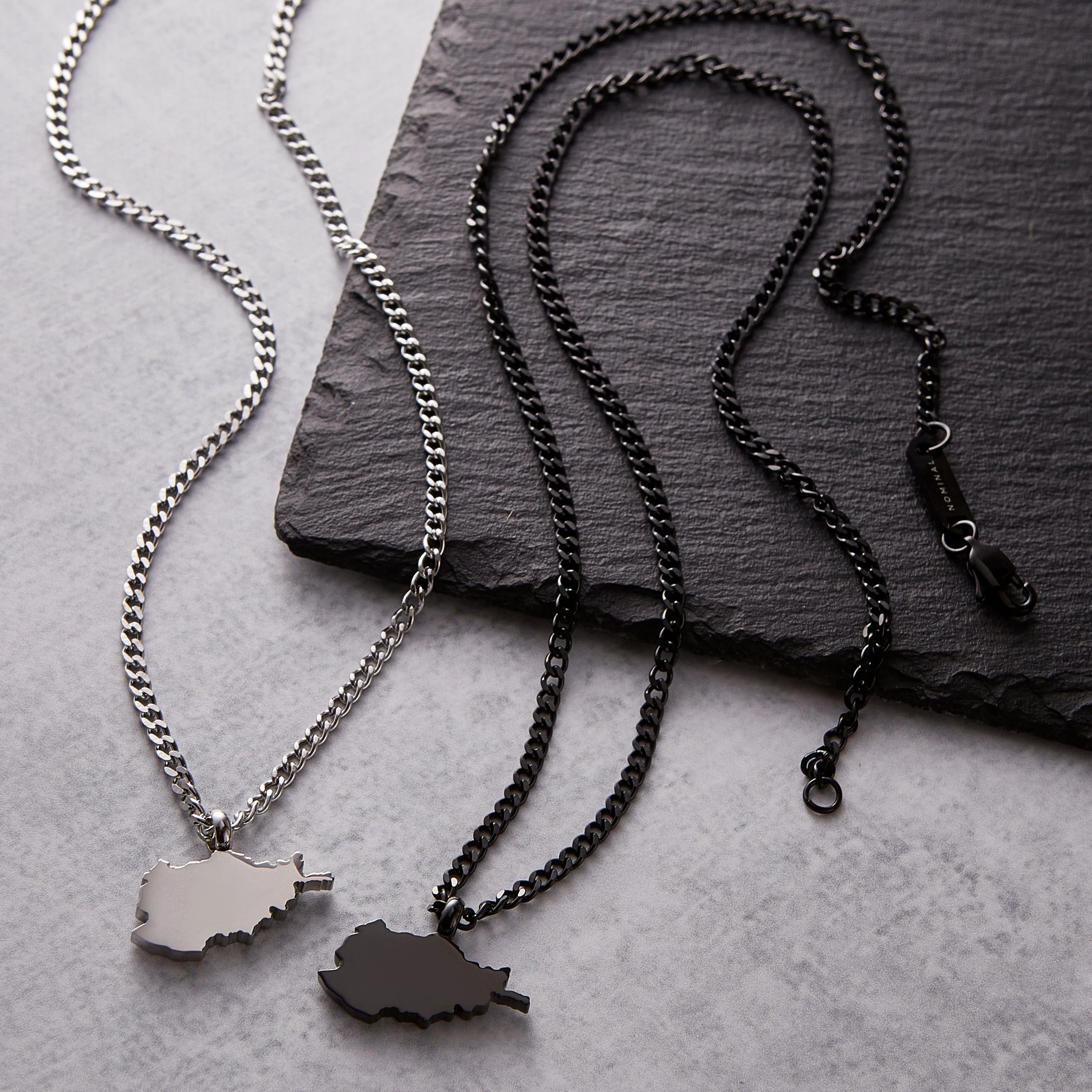 Country Map Necklace | Men