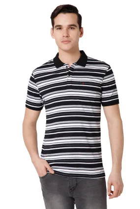 Enhance T-Shirts Men's Polo - Black - TS46