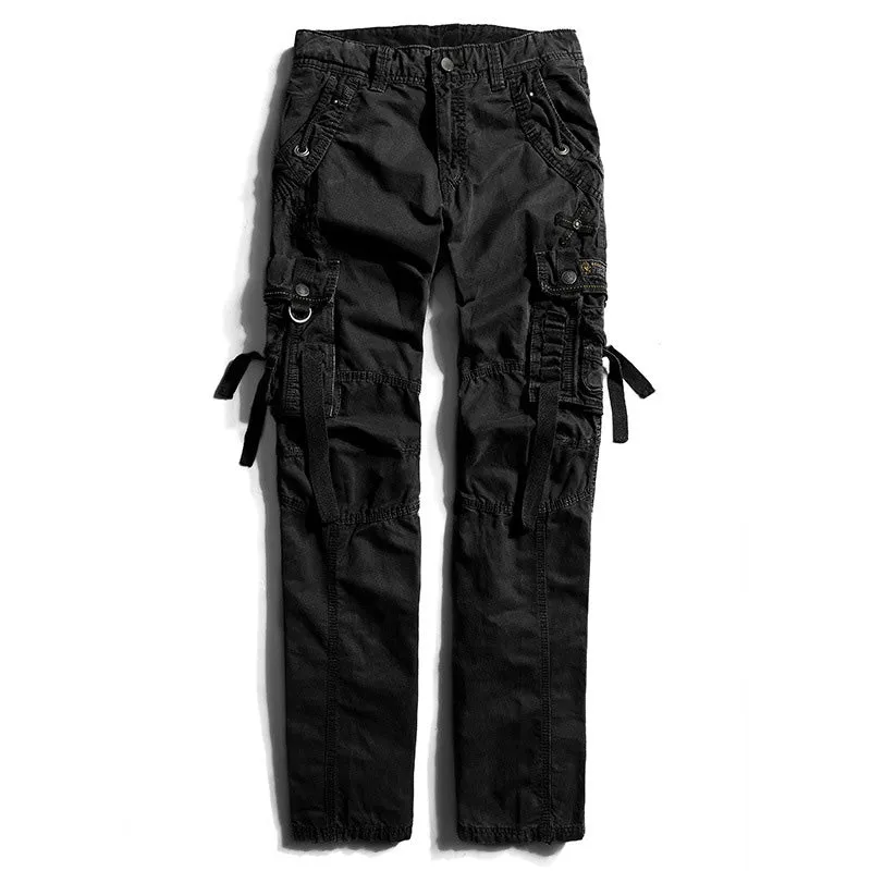 Fashion Casual  Pocket Cotton Men's Pants