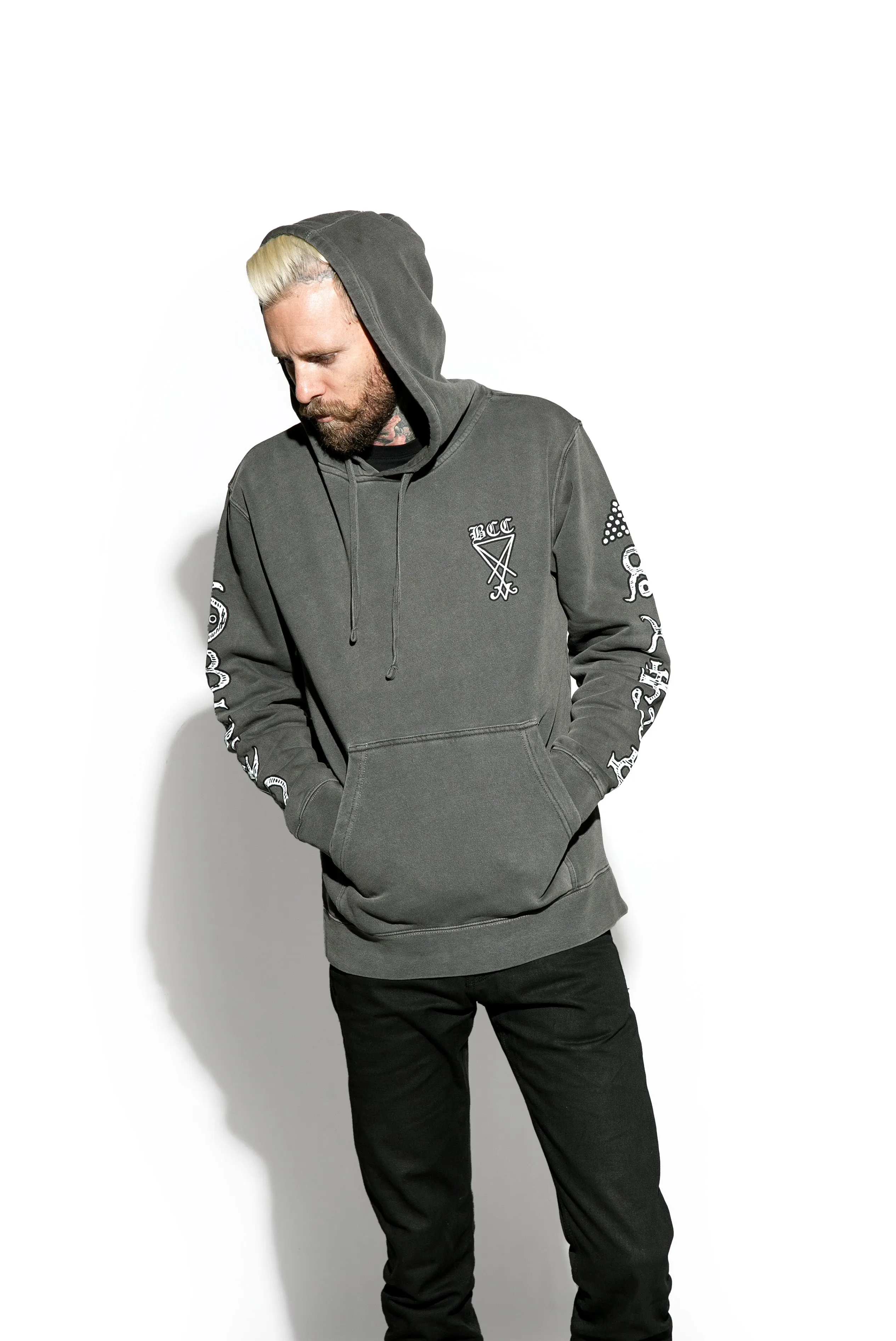 Fiend - Unisex Pigment Dyed Hooded Pullover