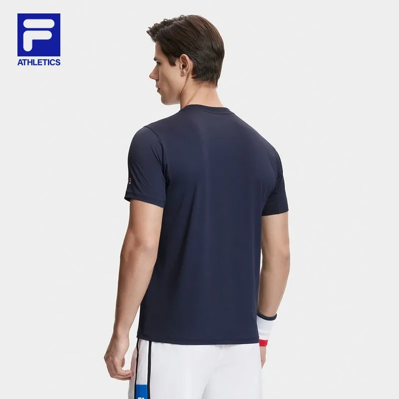 FILA CORE ATHLETICS TENNIS Men Short Sleeve T-shirt in Navy