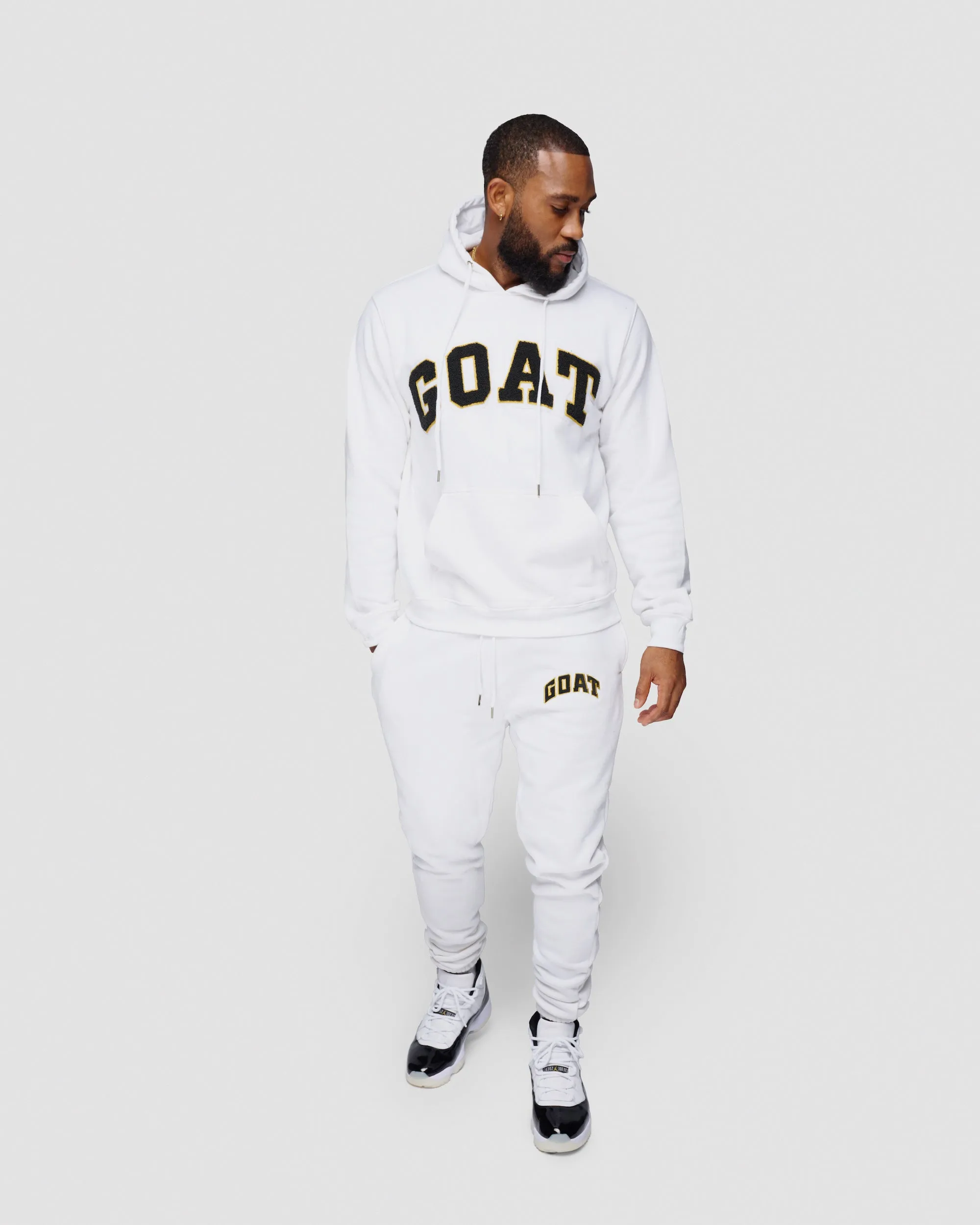 GOAT Arch Chenille Sweatsuit (Gratitude/ DMP White)