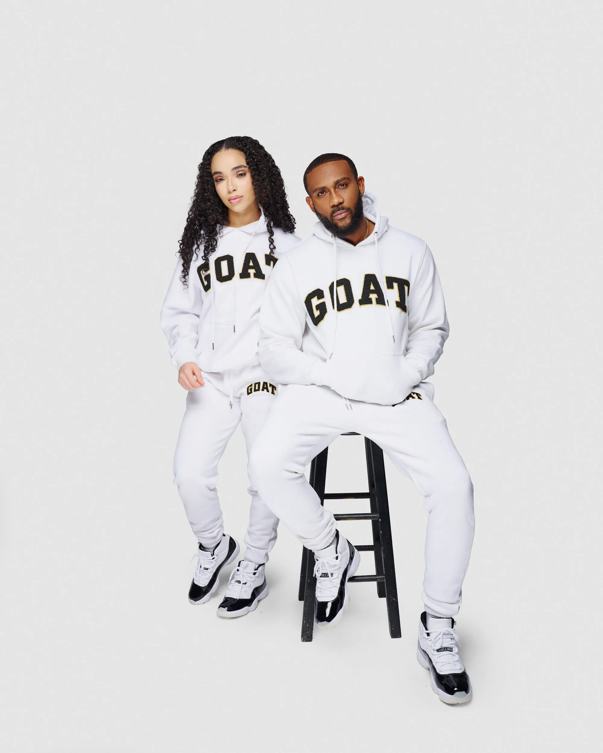 GOAT Arch Chenille Sweatsuit (Gratitude/ DMP White)