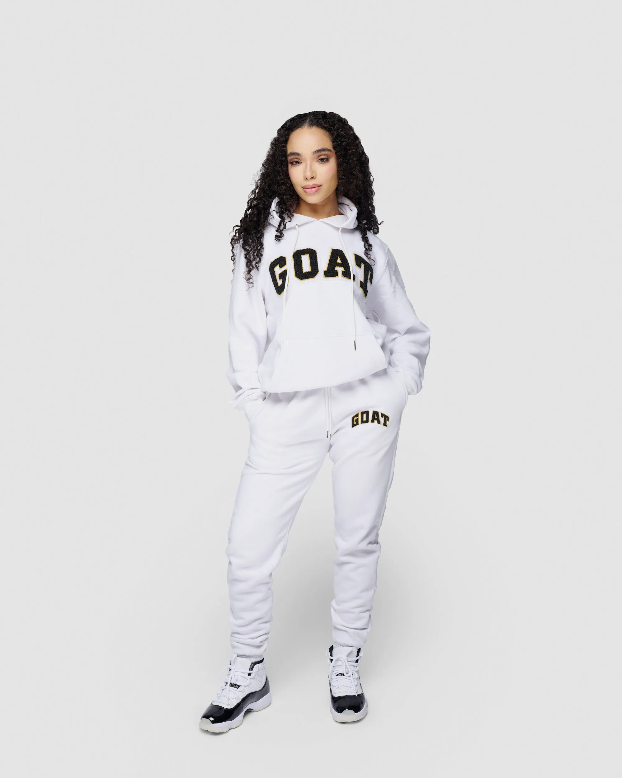 GOAT Arch Chenille Sweatsuit (Gratitude/ DMP White)