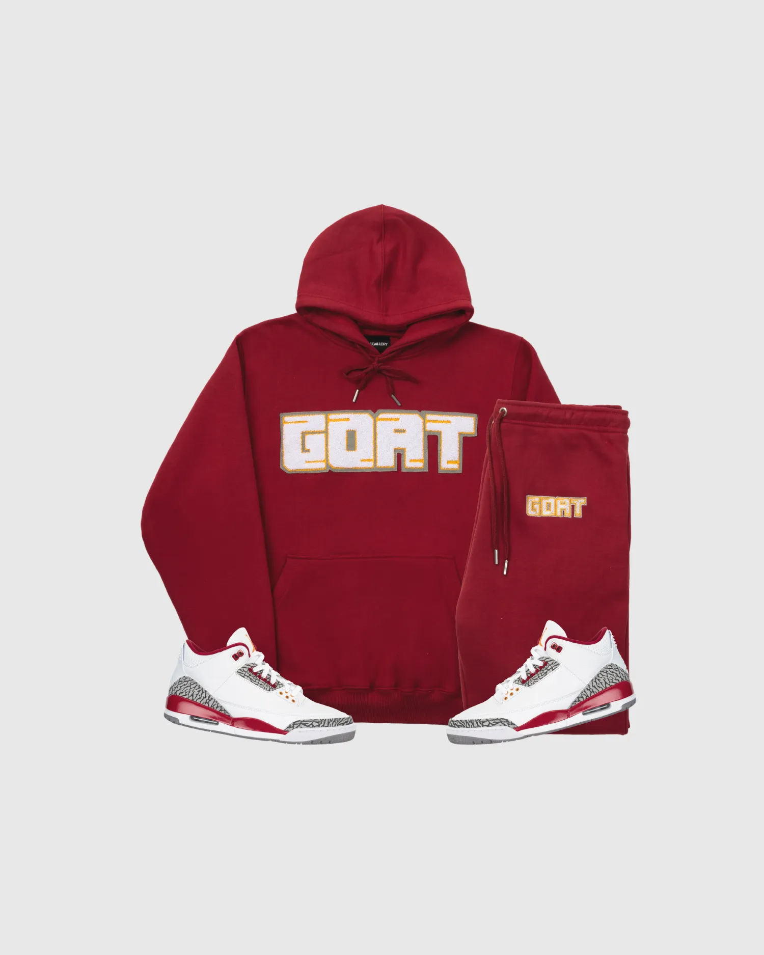 GOAT Classic Chenille Sweatsuit (Cardinal Red)