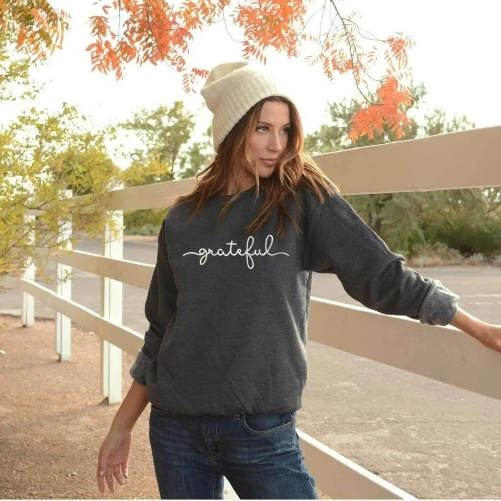 Grateful Embroidered Sweatshirt