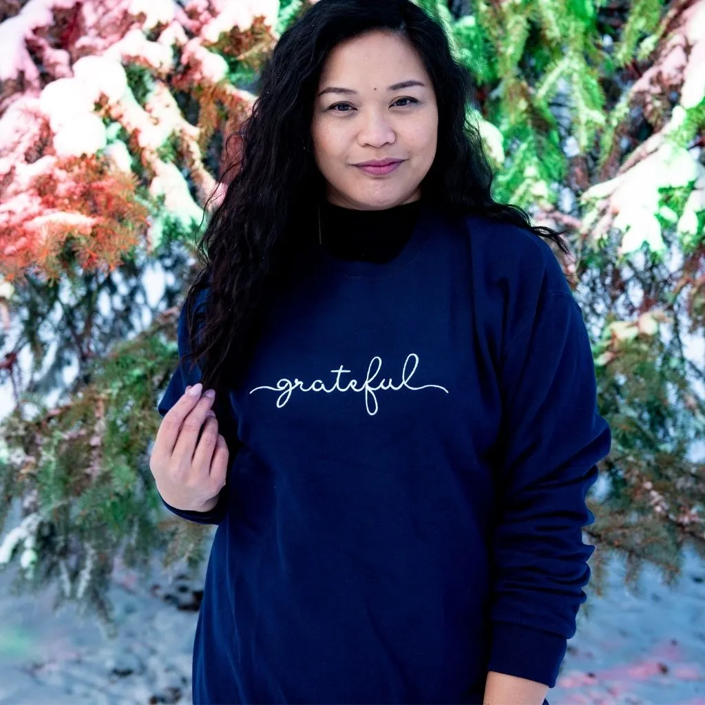 Grateful Embroidered Sweatshirt