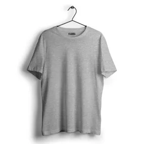 Grey Melange Tshirt - Plus size