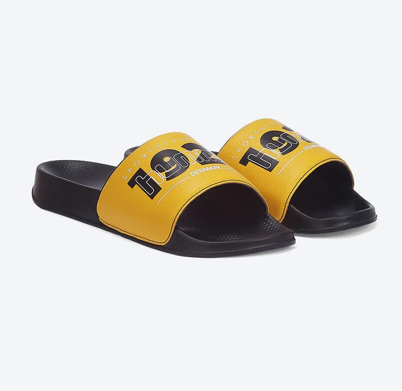 hummel TREFF MEN SLIDERS Comfortable Cushioned Sole Arch Support Durable Lightweight Flexible Trendy Style Flip flops and Slippers Slides for Men Daily use Chappal