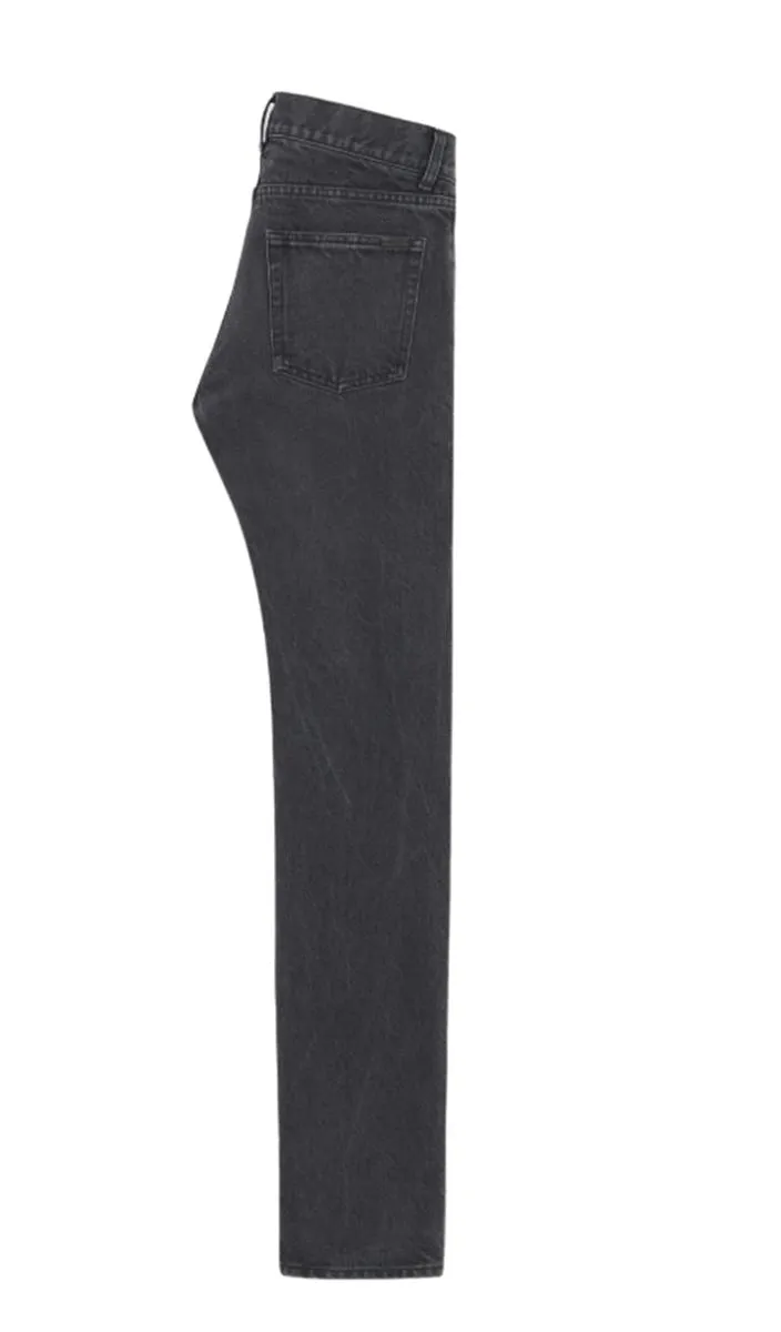 LOGO-PLAQUE STRAIGHT-LEG JEANS