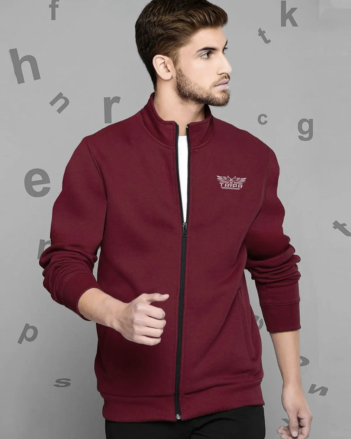 Men Casual Jacket - Maroon