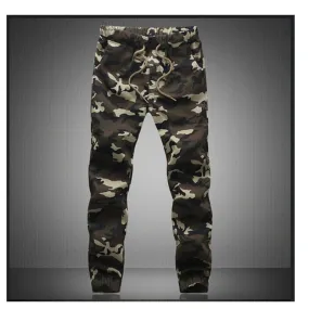 Men Crotch Camouflage Pants