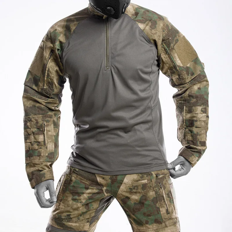 Men Frogman Combat Training Suits Tactical Pants and Shirts