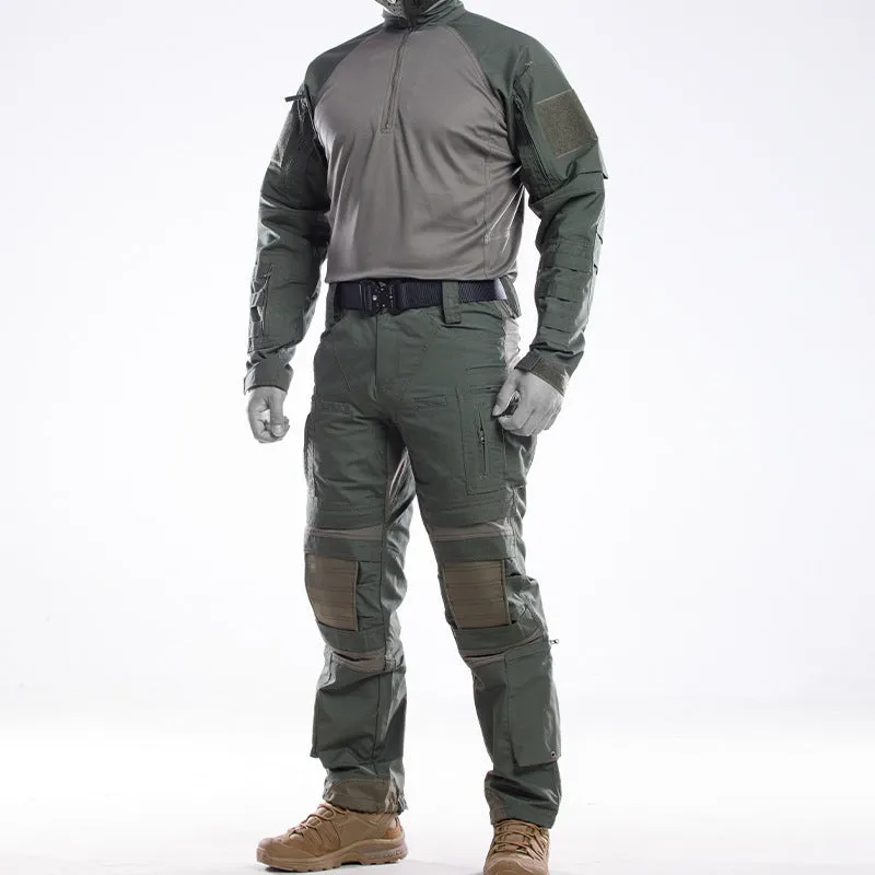 Men Frogman Combat Training Suits Tactical Pants and Shirts