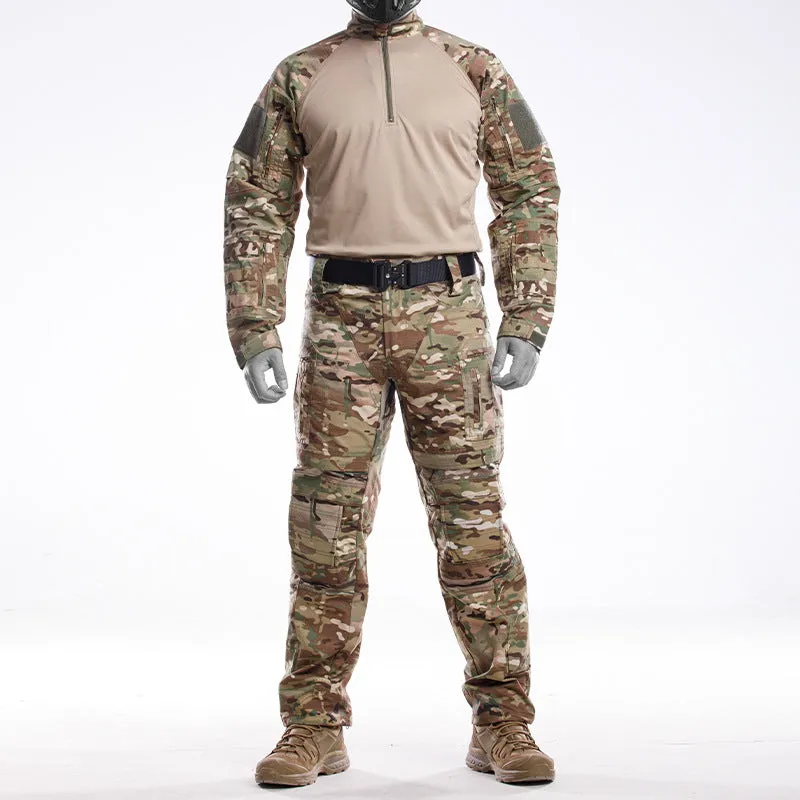 Men Frogman Combat Training Suits Tactical Pants and Shirts