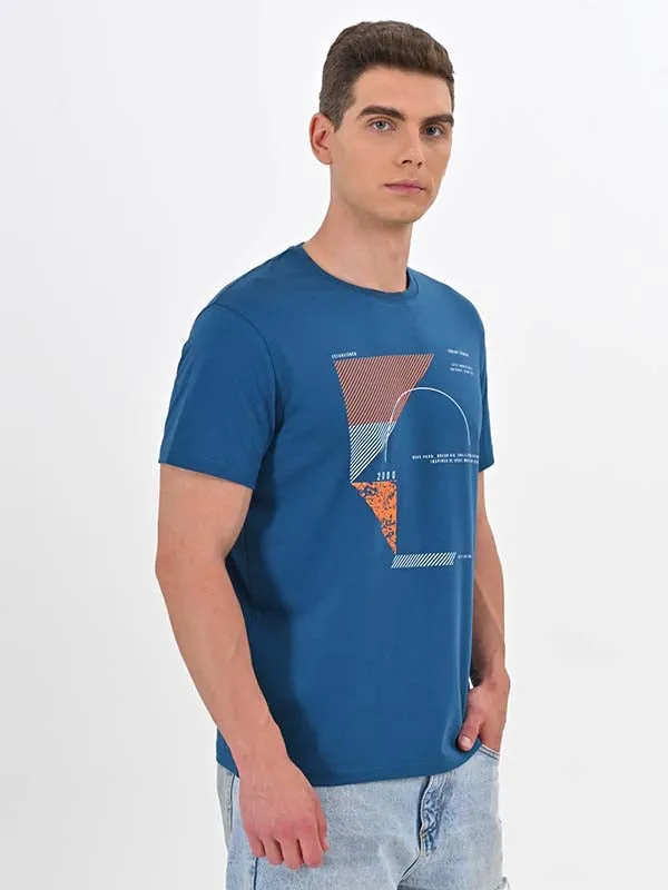 Men Graphic Crew Neck T-Shirt