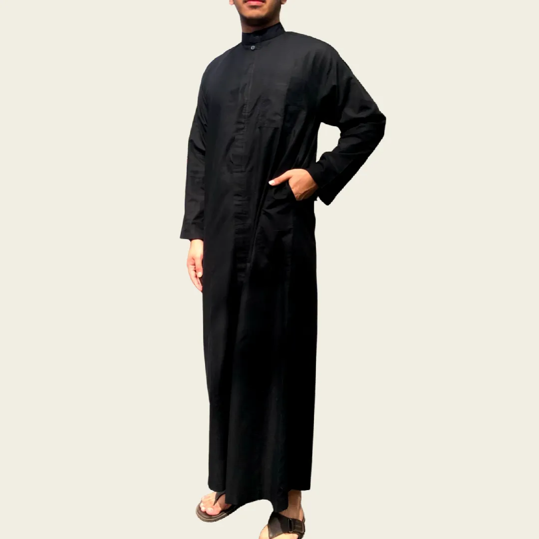 Men Jubah Cotton Collar