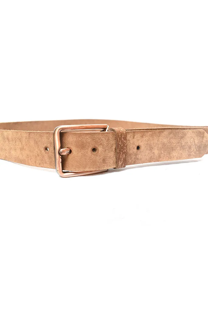 Men PU Leather Belt Brown