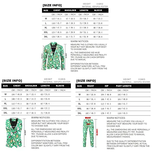 Men Suits Christmas 3-Piece Suit Casual Print Party Suit Fashion Jacket Vest Pants Multi Color Clothing Set Color 9 Medium