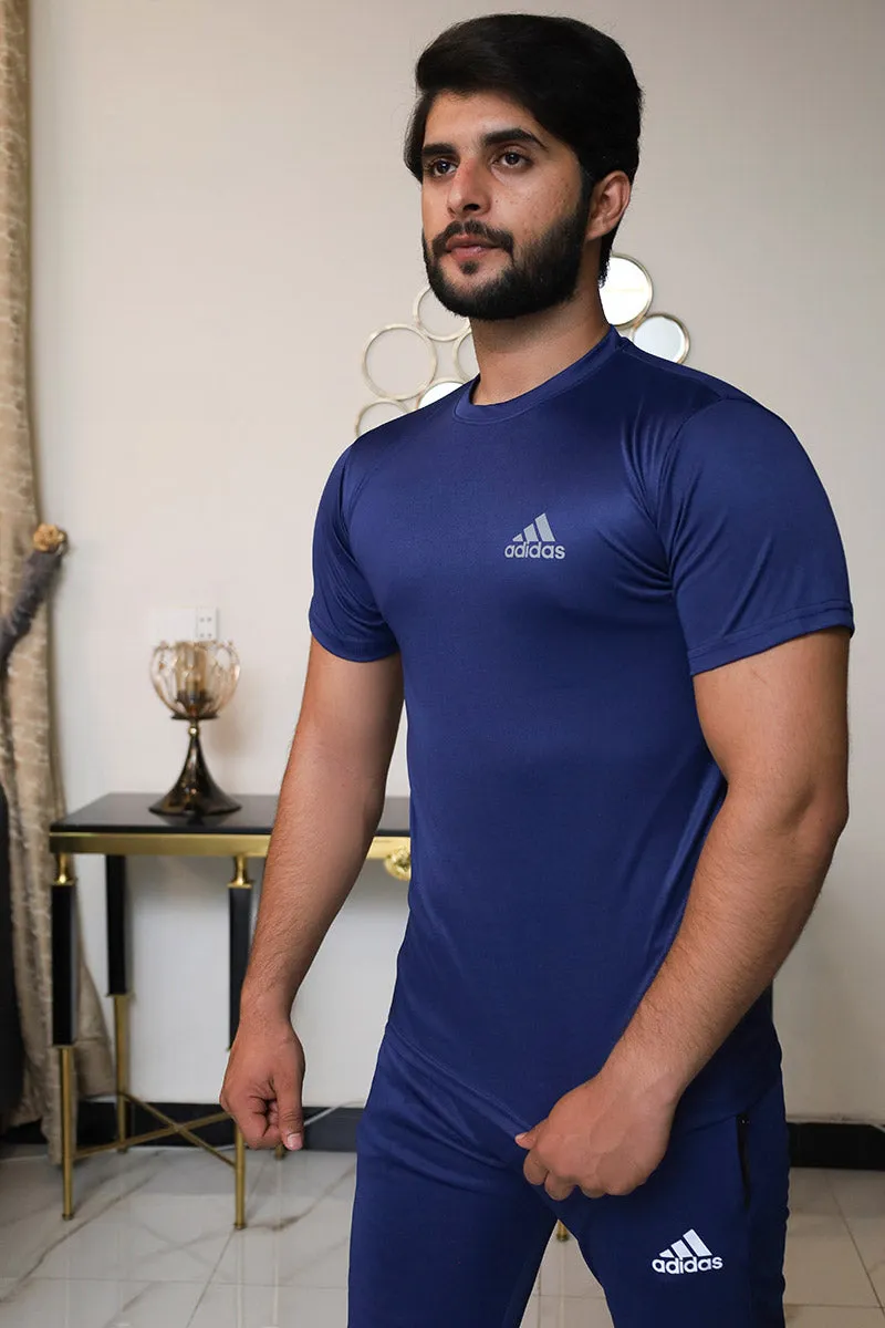 Men Summer Tracksuit Navy