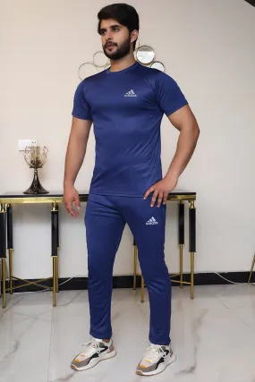 Men Summer Tracksuit Navy