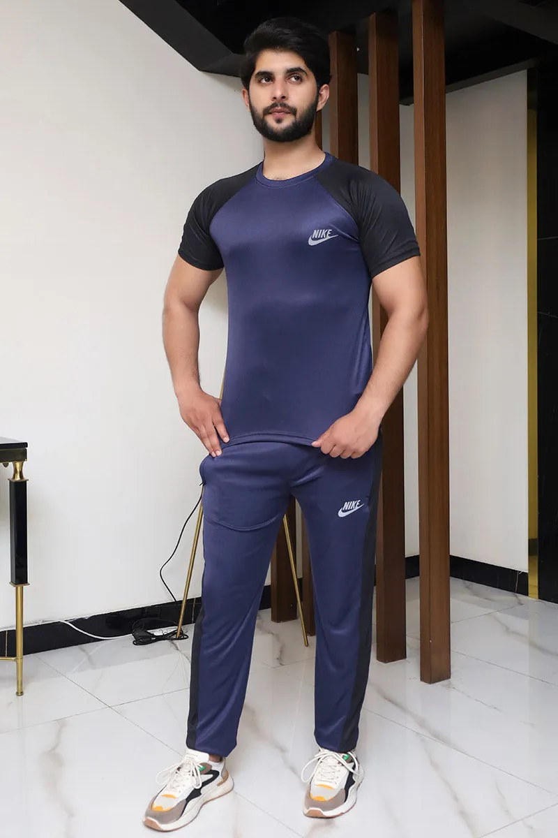 Men Summer Tracksuit Navy