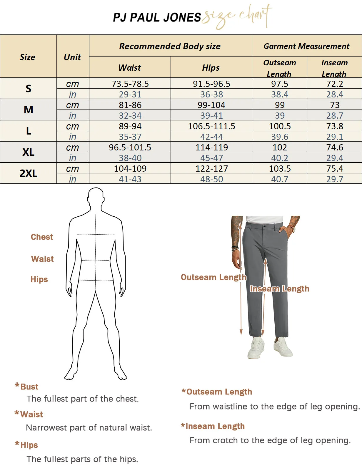 Men's 4-Way Stretch Pants Casual Slim Fit Lightweight Dress Workout Outdoor Sports Pants