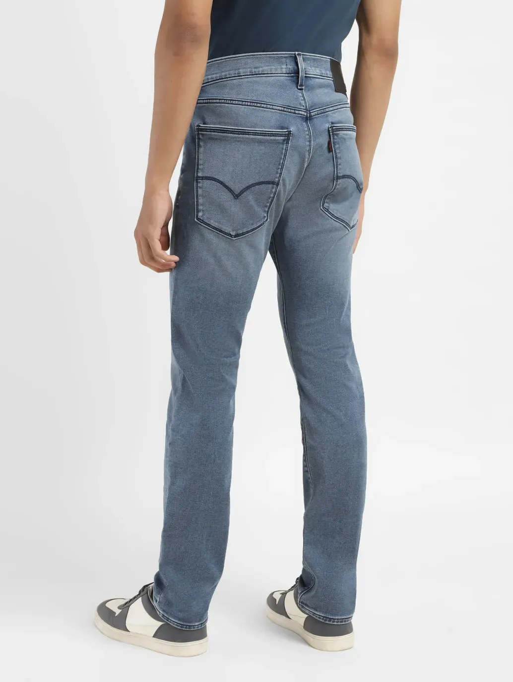 Men's 65504 Mid Indigo Skinny Jeans