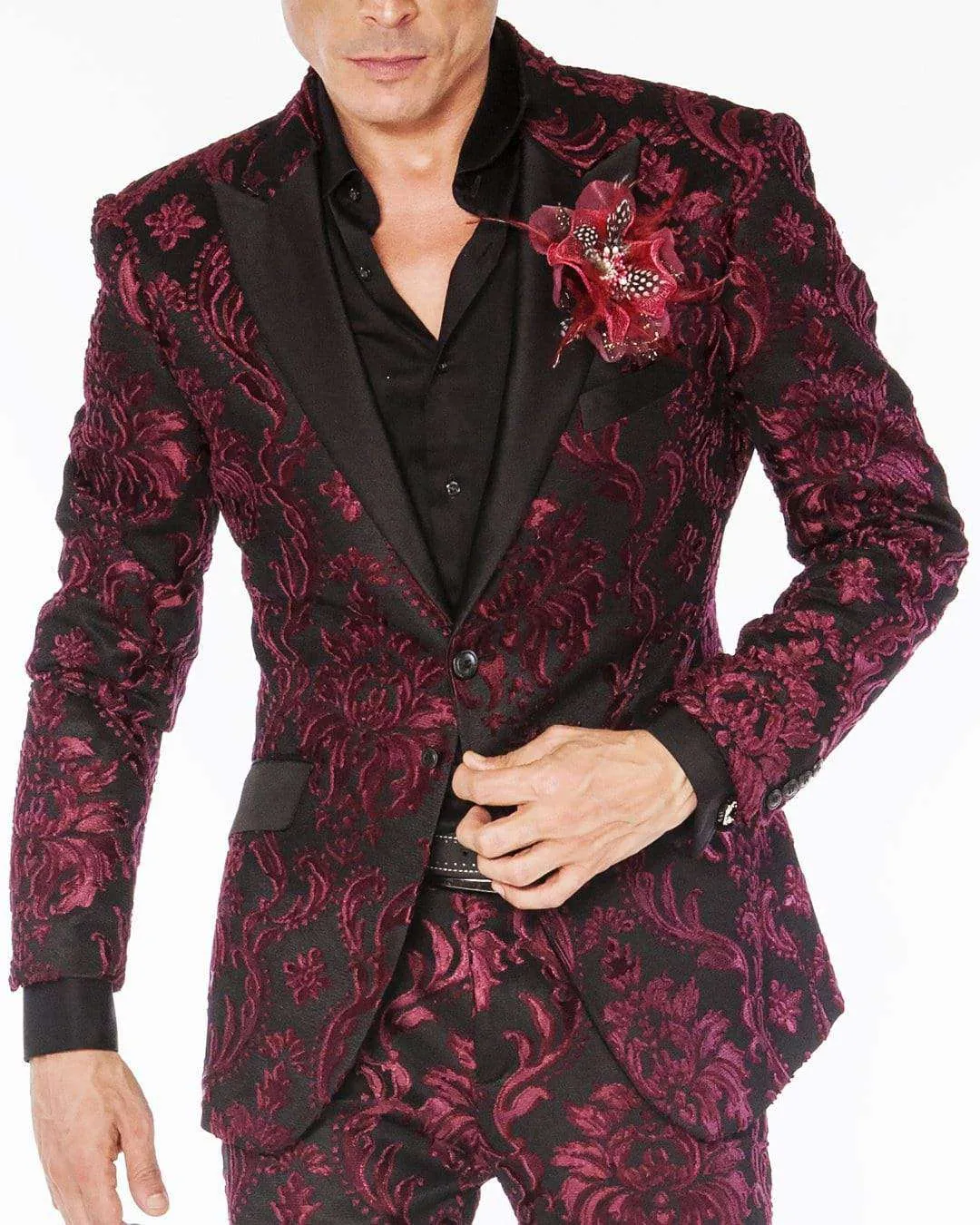 Mens Suits, Tango Burgundy - Prom - Mens - Suits