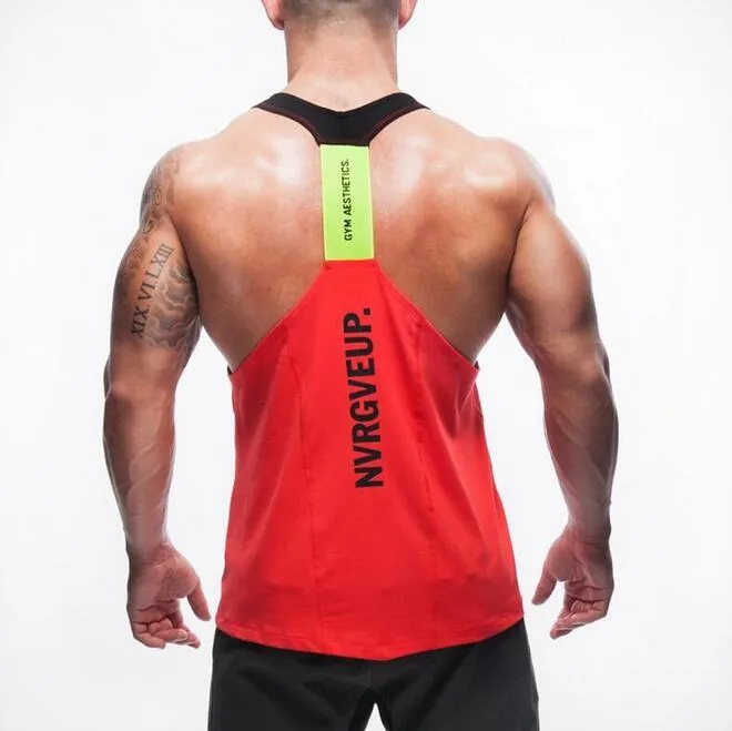 Mens Irish Sleeveless Running Tank Top - NVRGVEUP Fitness Performance Shirt