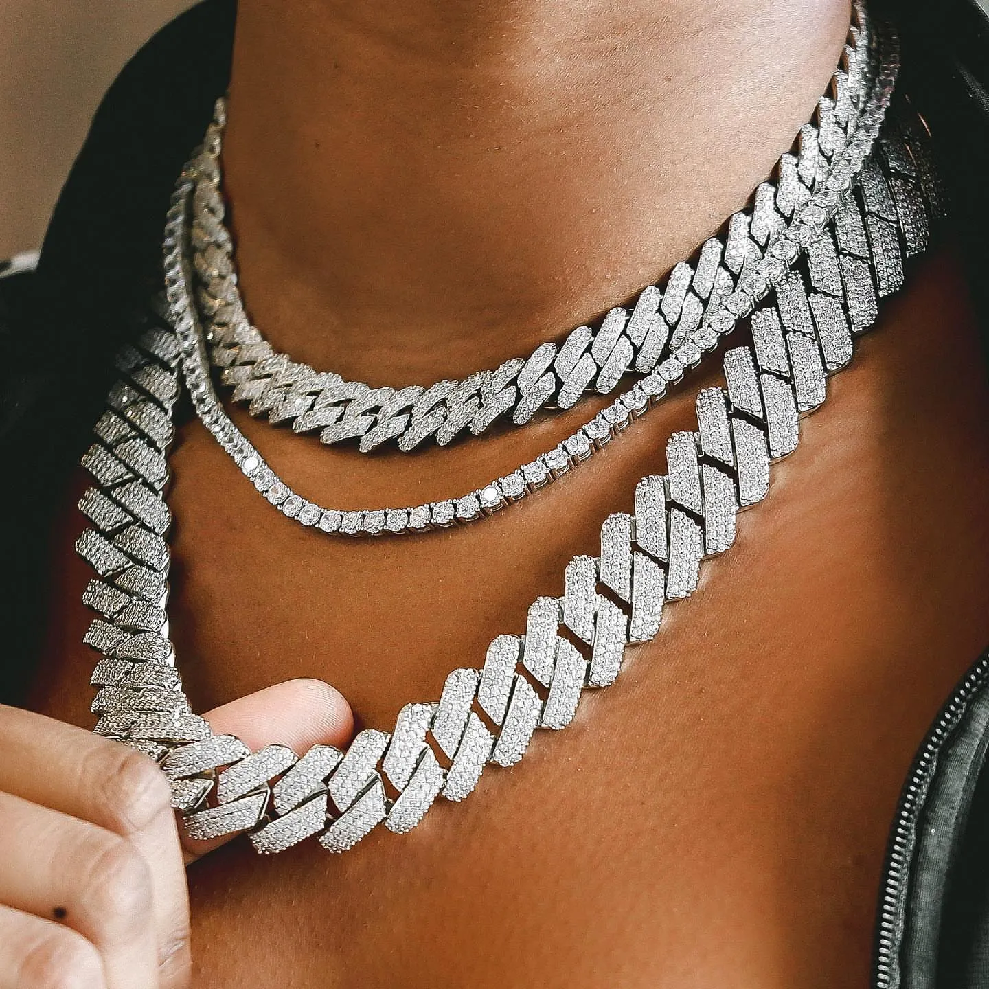 Shakur CZ Choker Necklace