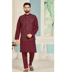 Traditional Mens Kurta Pant Jacket