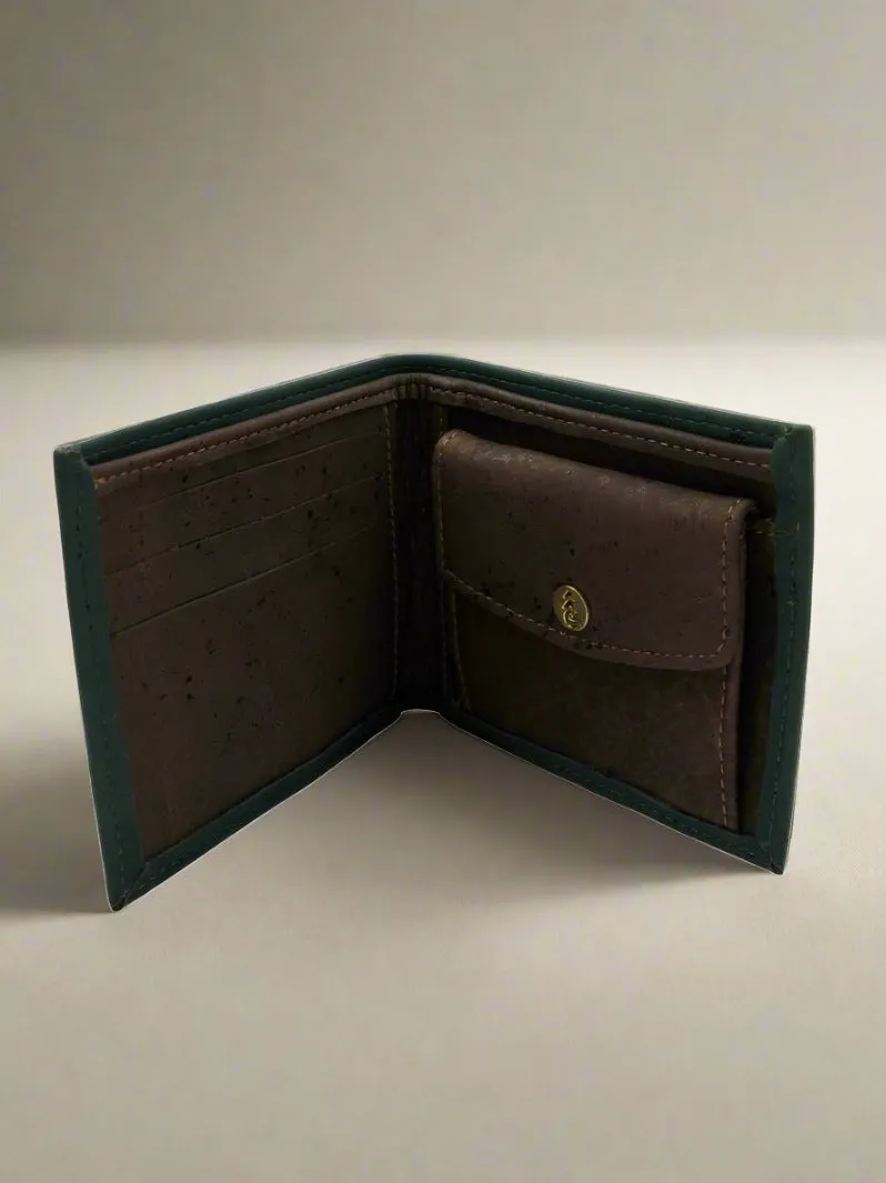 Verdure Green Brown Wallet