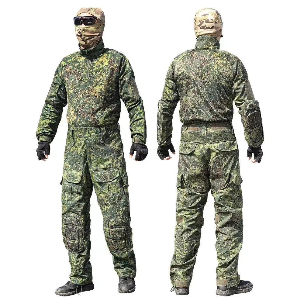 Windproof Thickened Waterproof Tactical Jacket Pants Camo Suits